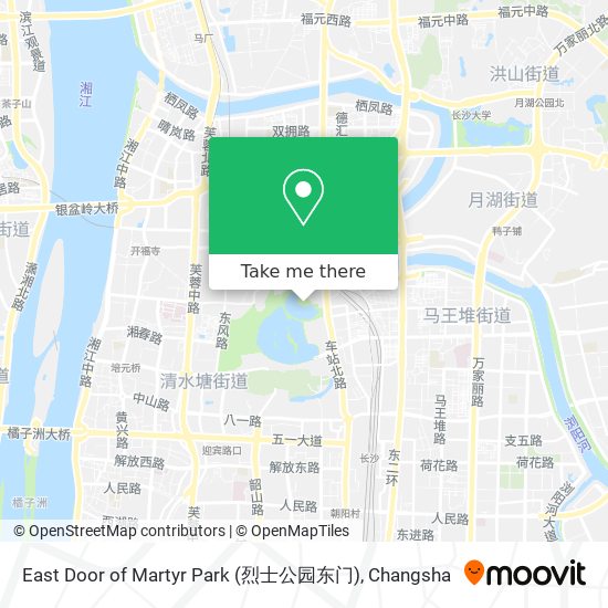 East Door of Martyr Park (烈士公园东门) map