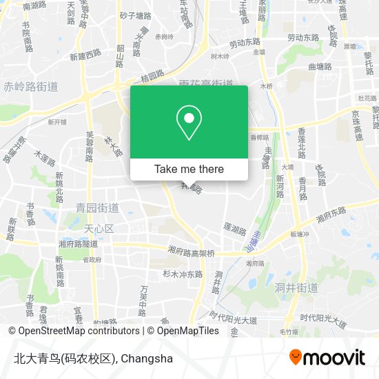 北大青鸟(码农校区) map