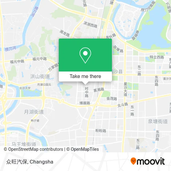 众旺汽保 map