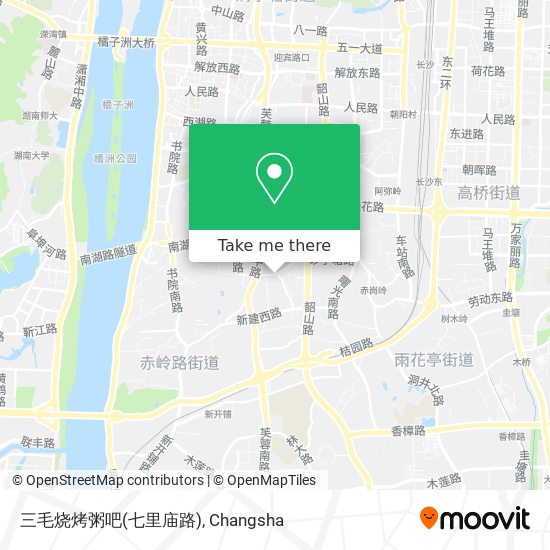 三毛烧烤粥吧(七里庙路) map
