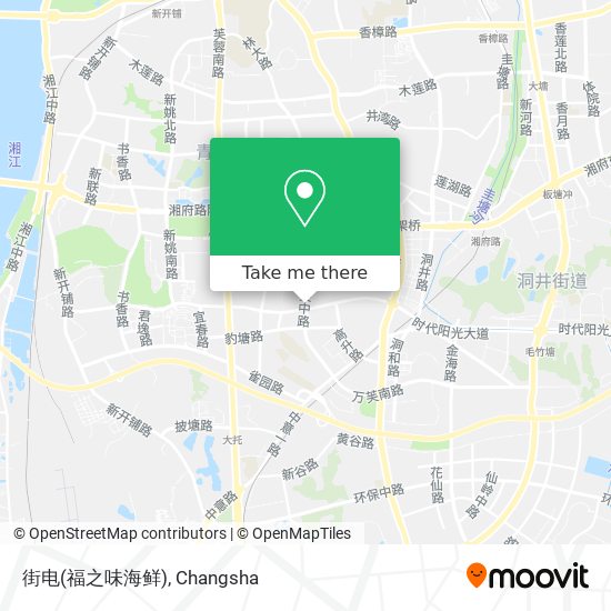 街电(福之味海鲜) map