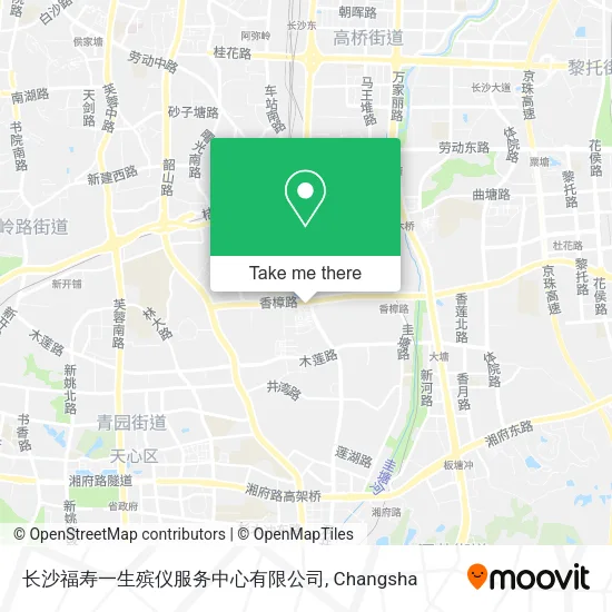 长沙福寿一生殡仪服务中心有限公司 map
