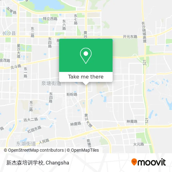 新杰森培训学校 map
