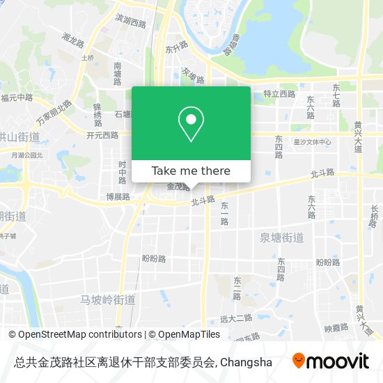 总共金茂路社区离退休干部支部委员会 map