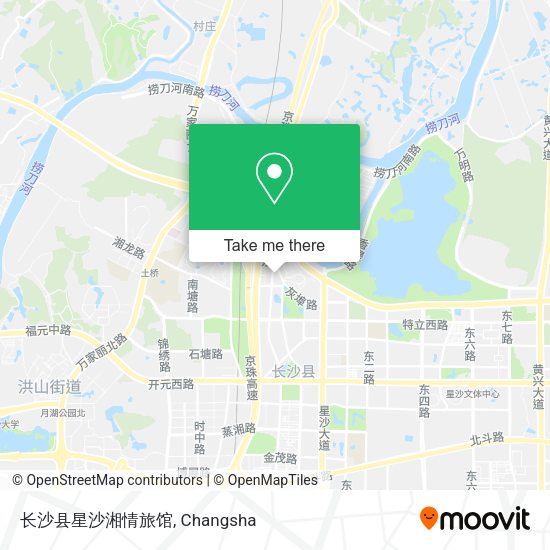 长沙县星沙湘情旅馆 map