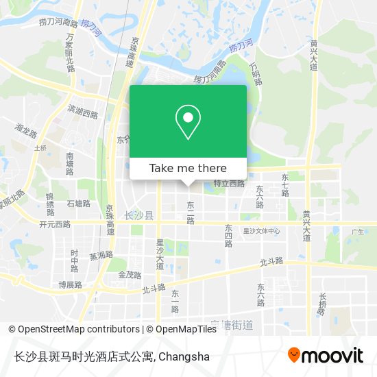 长沙县斑马时光酒店式公寓 map