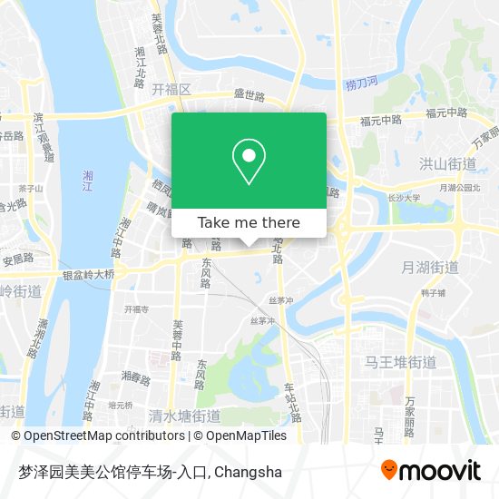梦泽园美美公馆停车场-入口 map