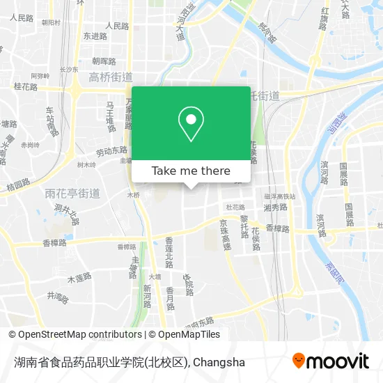 湖南省食品药品职业学院(北校区) map