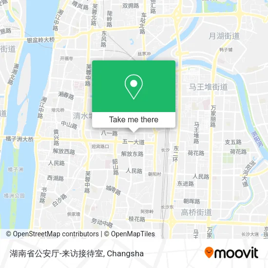 湖南省公安厅-来访接待室 map