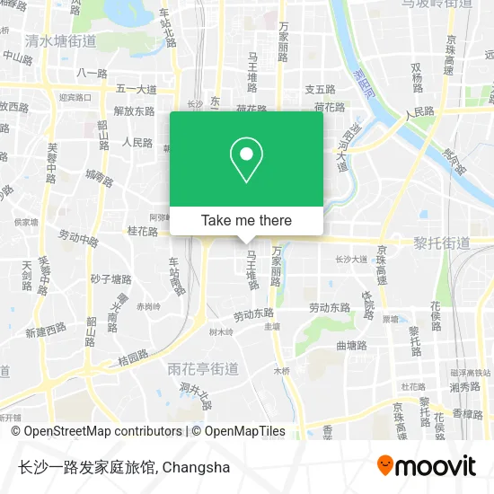 长沙一路发家庭旅馆 map