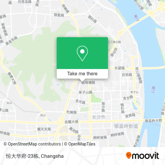 恒大华府-23栋 map