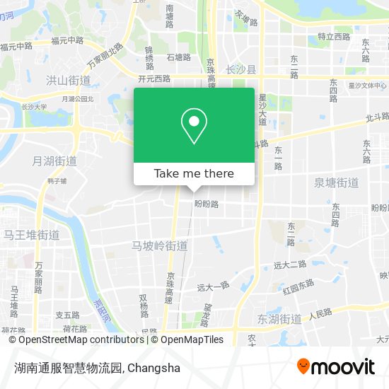 湖南通服智慧物流园 map