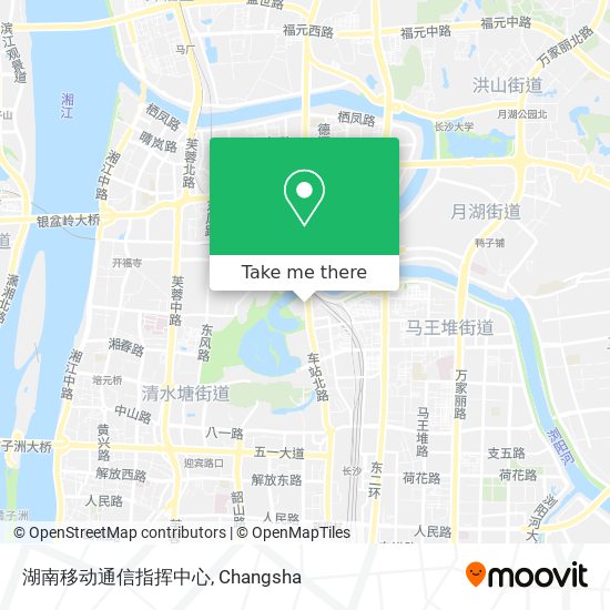 湖南移动通信指挥中心 map
