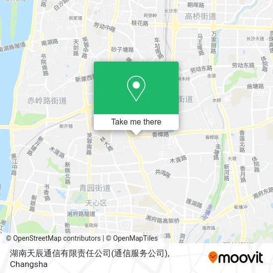 湖南天辰通信有限责任公司(通信服务公司) map