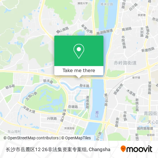长沙市岳麓区12·26非法集资案专案组 map