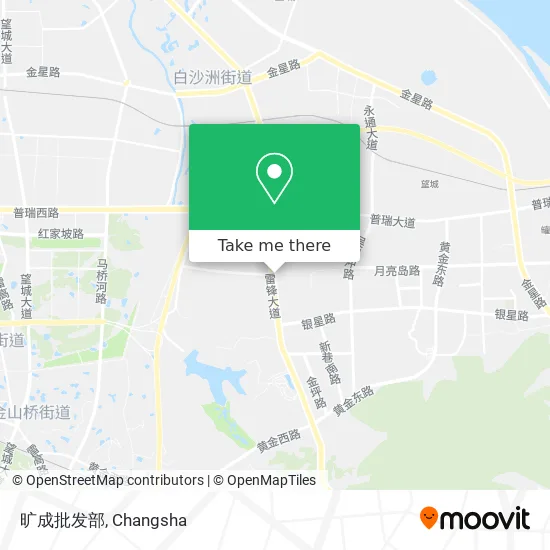 旷成批发部 map