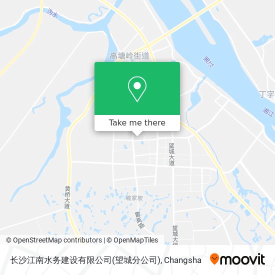 长沙江南水务建设有限公司(望城分公司) map