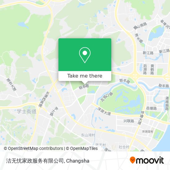 洁无忧家政服务有限公司 map