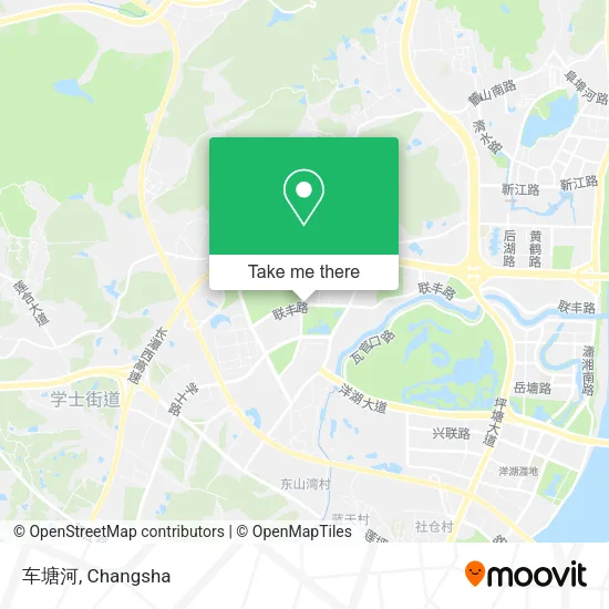车塘河 map