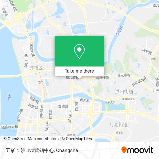 五矿长沙Live营销中心 map