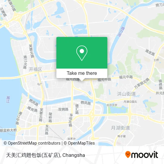 天美汇鸡翅包饭(五矿店) map