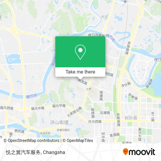 悦之翼汽车服务 map