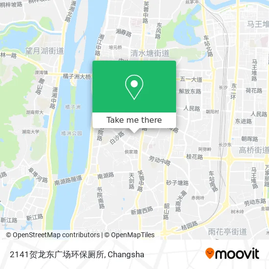 2141贺龙东广场环保厕所 map