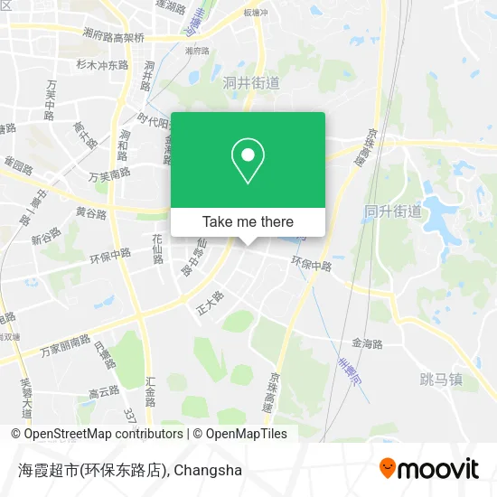 海霞超市(环保东路店) map