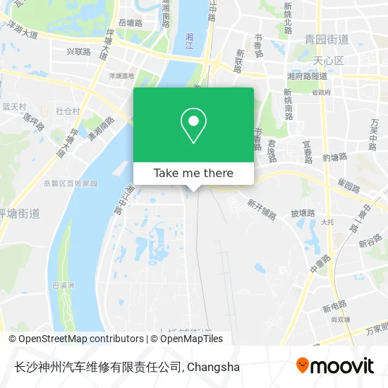 长沙神州汽车维修有限责任公司 map