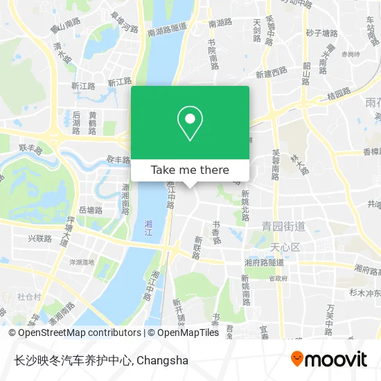 长沙映冬汽车养护中心 map