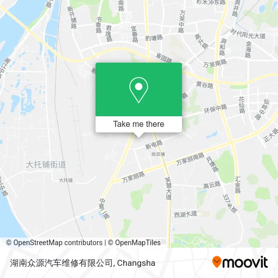 湖南众源汽车维修有限公司 map