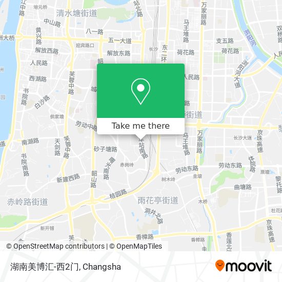 湖南美博汇-西2门 map