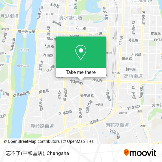 忘不了(平和堂店) map