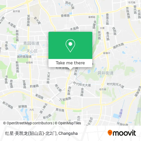 红星·美凯龙(韶山店)-北2门 map