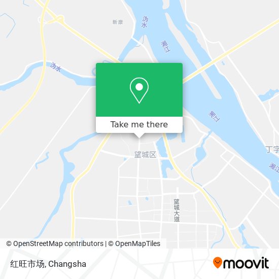 红旺市场 map