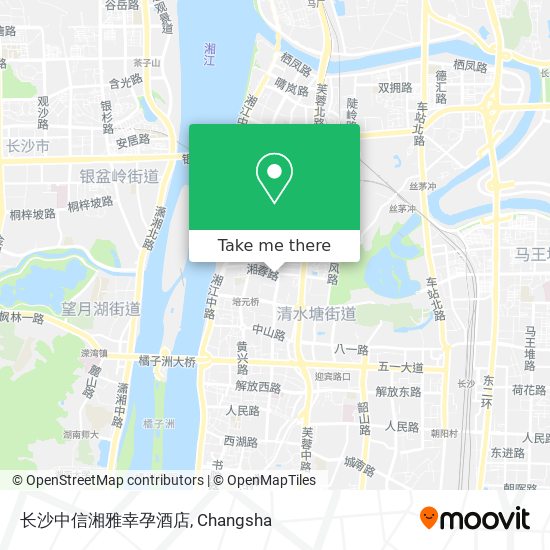 长沙中信湘雅幸孕酒店 map