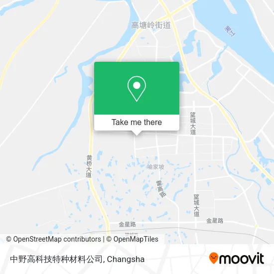 中野高科技特种材料公司 map