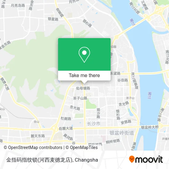 金指码指纹锁(河西麦德龙店) map