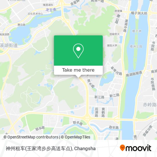 神州租车(王家湾步步高送车点) map
