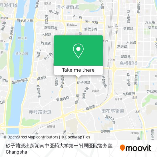 砂子塘派出所湖南中医药大学第一附属医院警务室 map