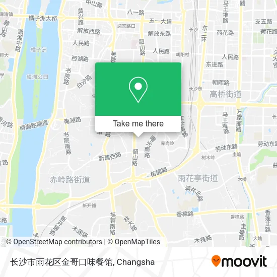 长沙市雨花区金哥口味餐馆 map