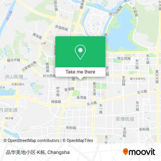 晶华美地小区-K栋 map