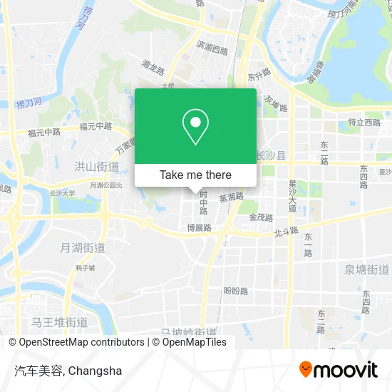 汽车美容 map