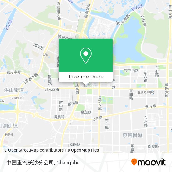 中国重汽长沙分公司 map