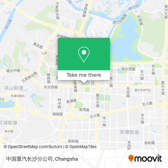 中国重汽长沙分公司 map