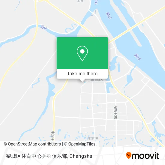 望城区体育中心乒羽俱乐部 map