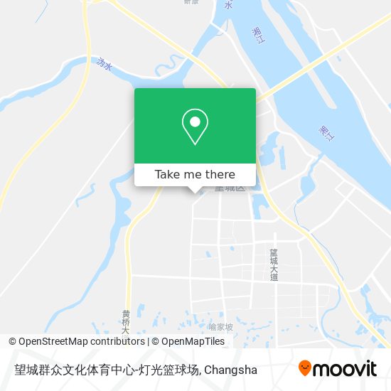 望城群众文化体育中心-灯光篮球场 map