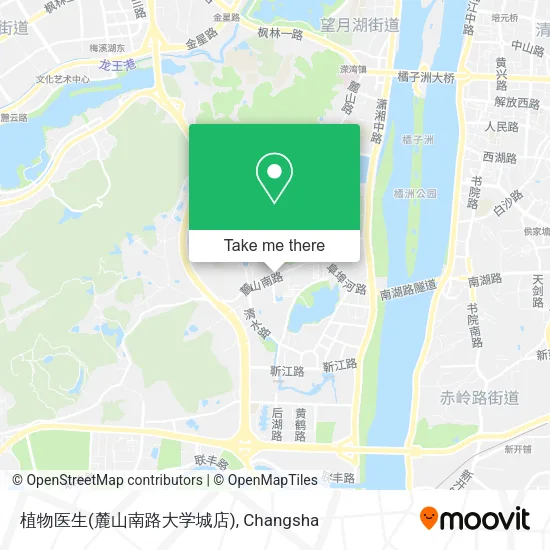 植物医生(麓山南路大学城店) map
