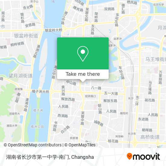 湖南省长沙市第一中学-南门 map