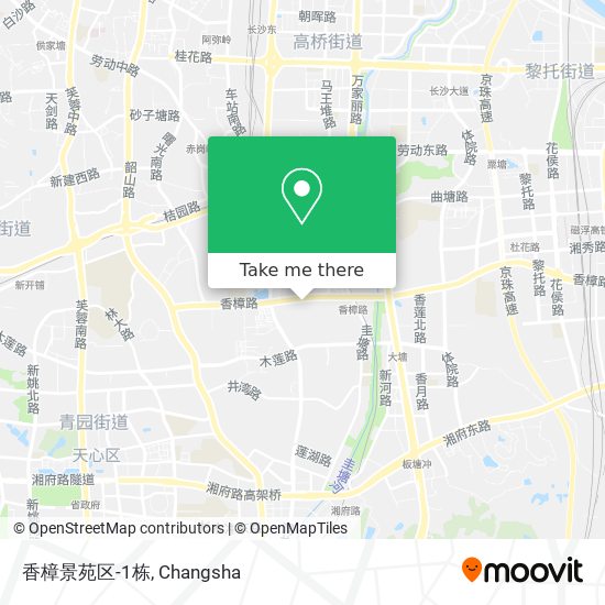 香樟景苑区-1栋 map